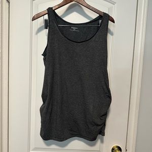 Motherhood Maternity tank top - dark gray - Large